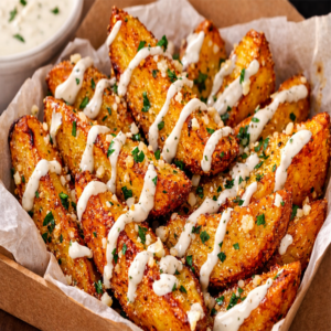 Garlic Potato Wedges